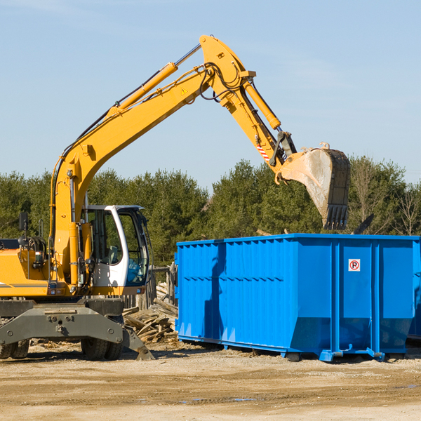 how does a residential dumpster rental service work in Tipton